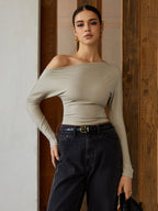 Isla | Women's Chic One-Shoulder Going Out Top