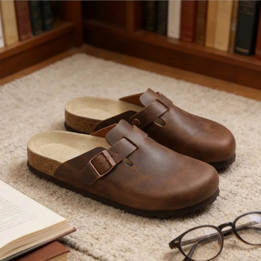 Isla | Women's Classic Buckle Detail Slip-On Clogs