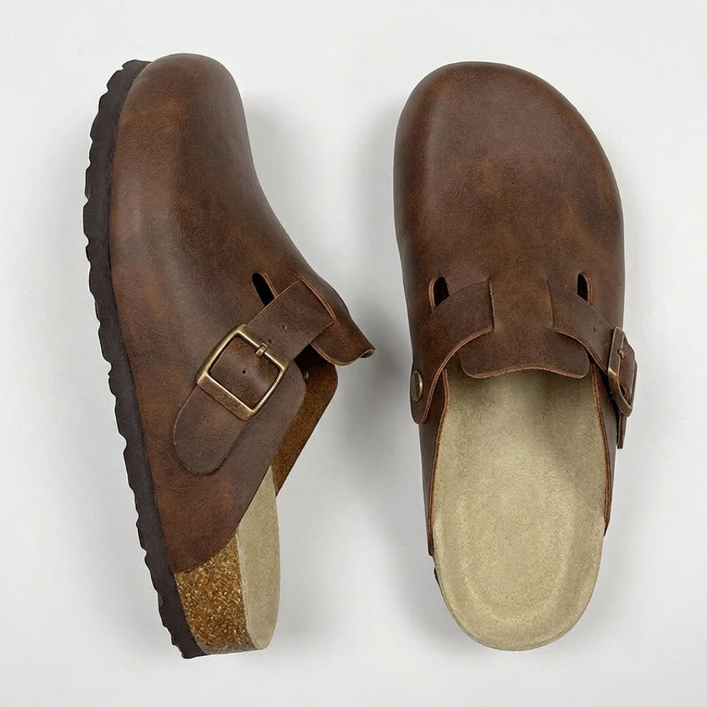 Isla | Women's Classic Buckle Detail Slip-On Clogs
