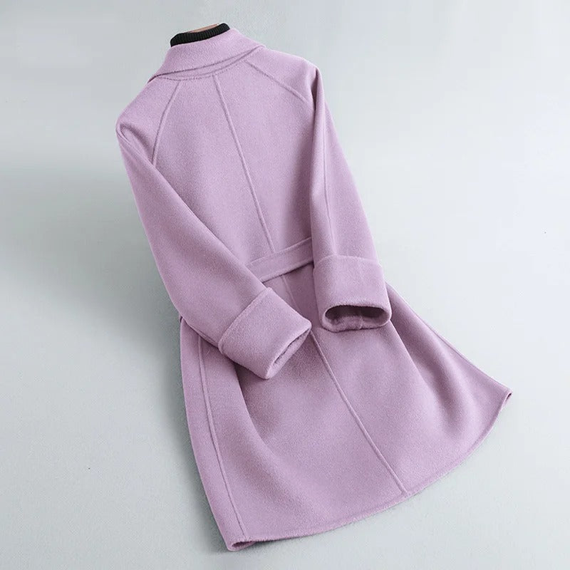 Isolde - Women's Elegant Belted Trench Coat