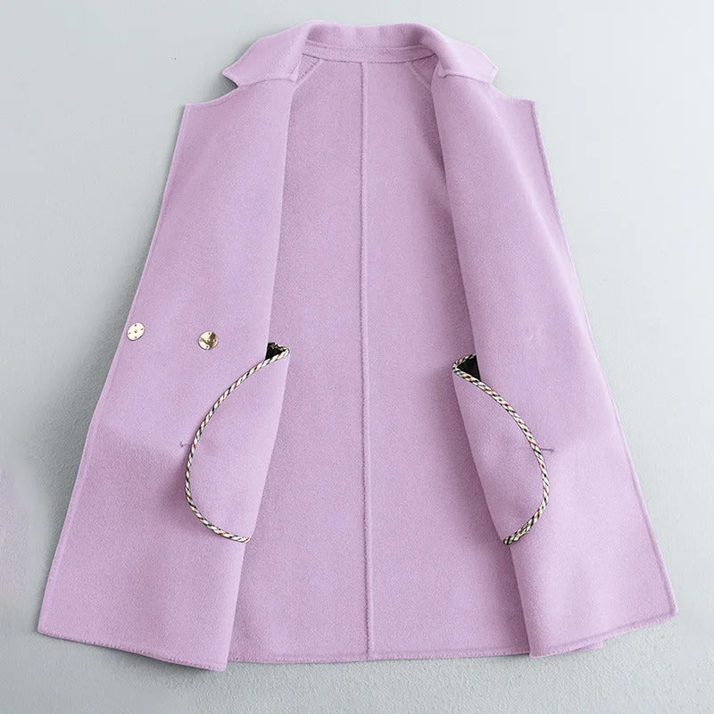 Isolde - Women's Elegant Belted Trench Coat