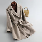 Isolde - Women's Elegant Belted Trench Coat