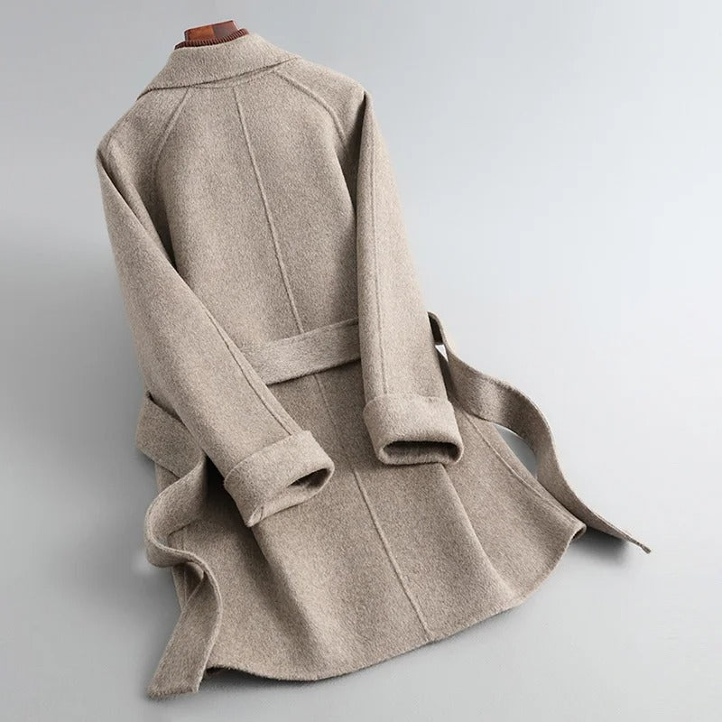 Isolde - Women's Elegant Belted Trench Coat