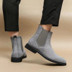 Jareth - Men's Classic Gray Chelsea Boots