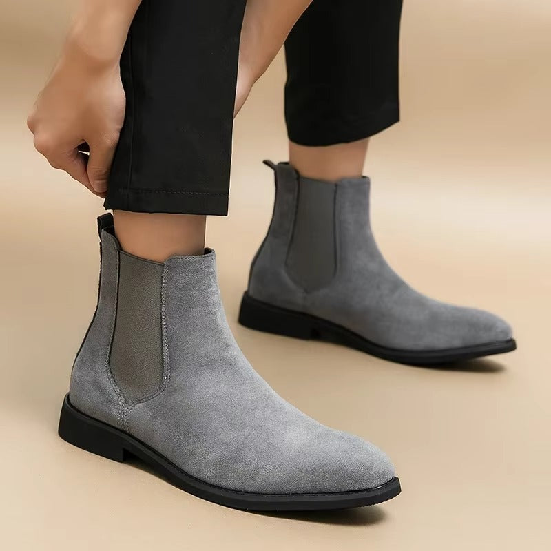 Jareth - Men's Classic Gray Chelsea Boots