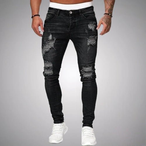 Jaxon - Men's Ripped Skinny Jeans