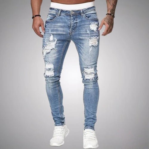 Jaxon - Men's Ripped Skinny Jeans