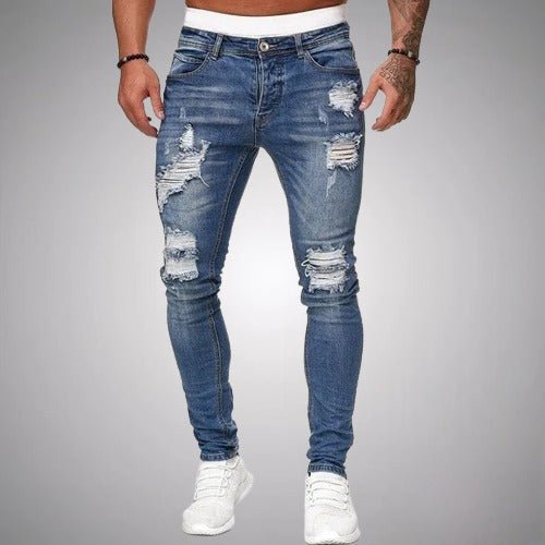 Jaxon - Men's Ripped Skinny Jeans