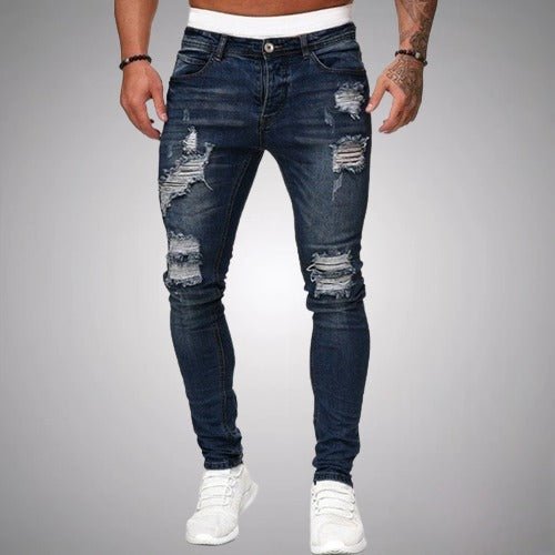 Jaxon - Men's Ripped Skinny Jeans