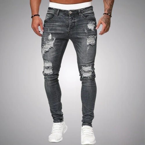 Jaxon - Men's Ripped Skinny Jeans