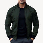 Jaxon - Men's Sleek Zip-Up Bomber Jacket