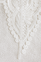 Jolene | Women's Chic Lace Trim Blouse