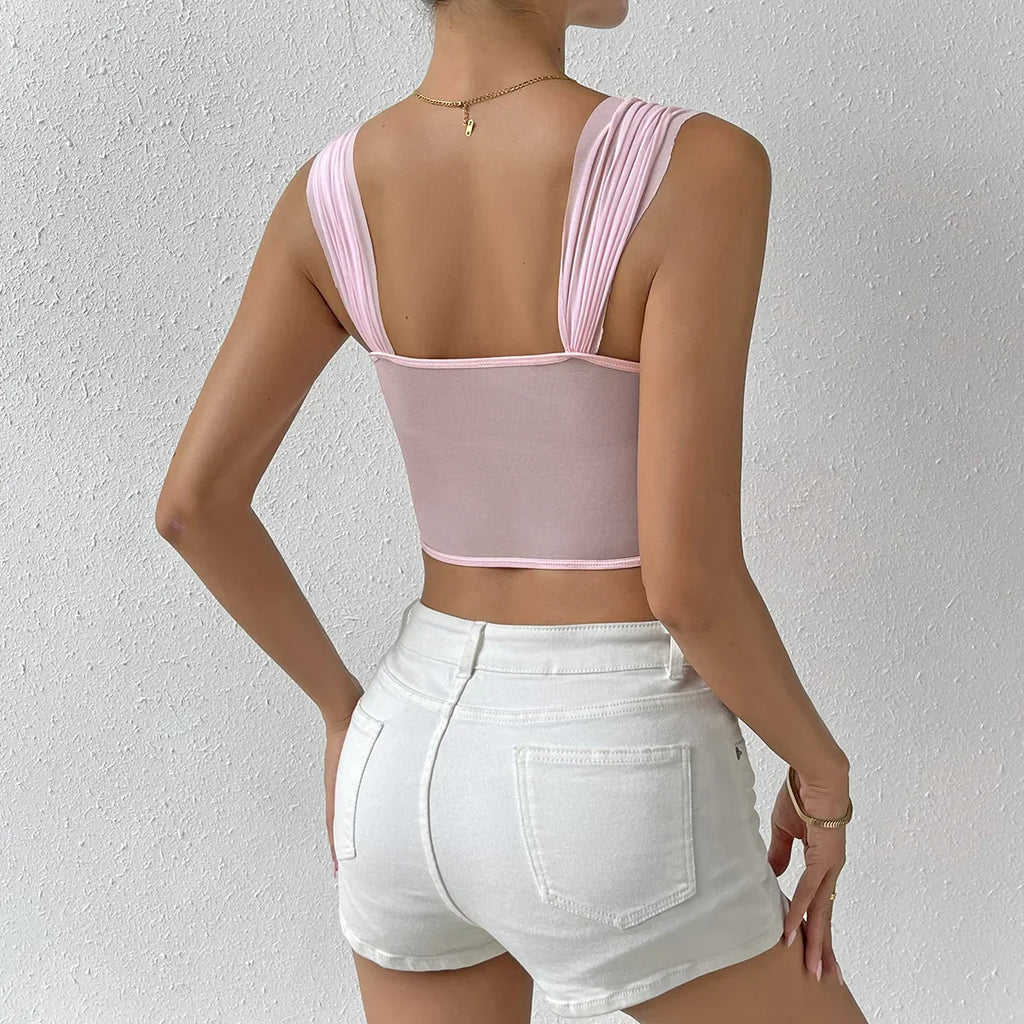 Jolene | Women's Chic Rosette Corset Top