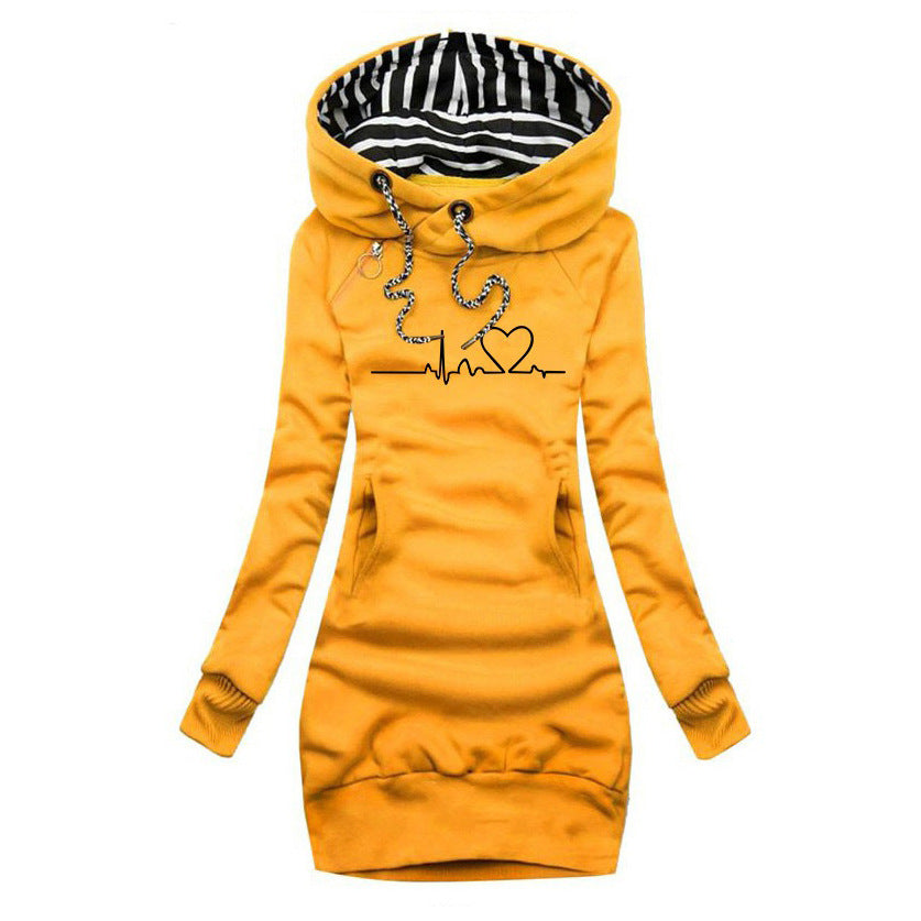 Jolene | Women's Cozy Long Sleeve Hoodie Dress