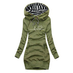 Jolene | Women's Cozy Long Sleeve Hoodie Dress
