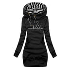 Jolene | Women's Cozy Long Sleeve Hoodie Dress