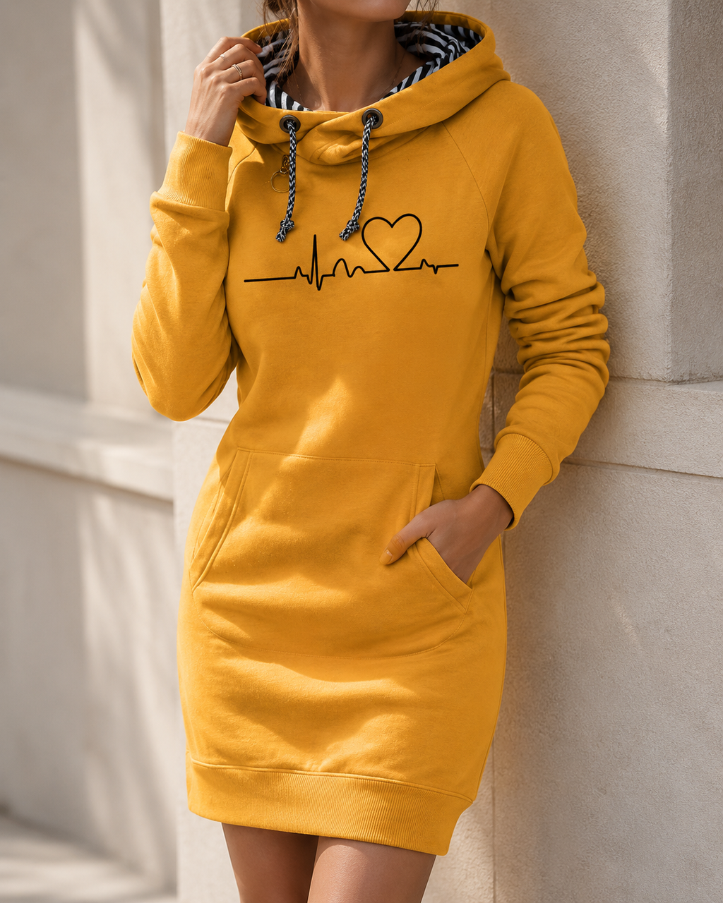 Jolene | Women's Cozy Long Sleeve Hoodie Dress