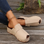 Jolene | Women's Stylish Platform Clogs with Buckle Detail
