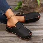 Jolene | Women's Stylish Platform Clogs with Buckle Detail