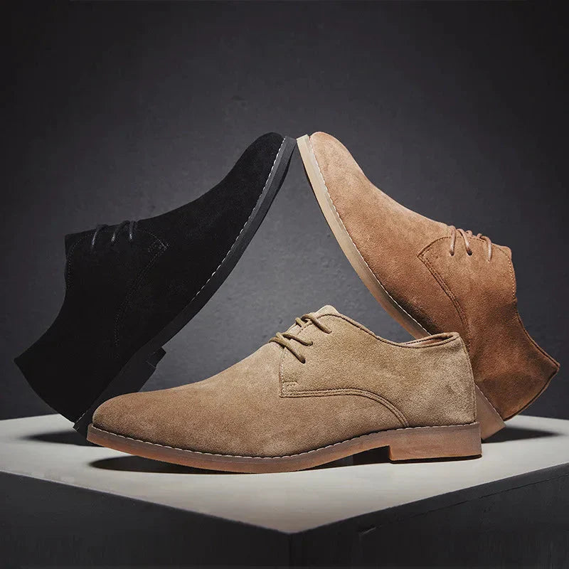Soren - Men's Classic Faux Suede Oxford Shoes