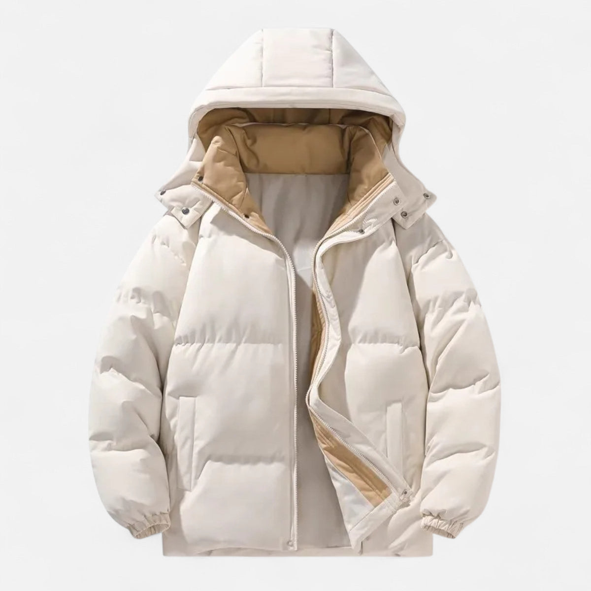 Jude - Men's Cozy Hooded Puffer Jacket