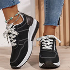 Juno | Women's Sneakers with Zip Detail and Platform Sole