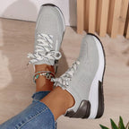 Juno | Women's Sneakers with Zip Detail and Platform Sole