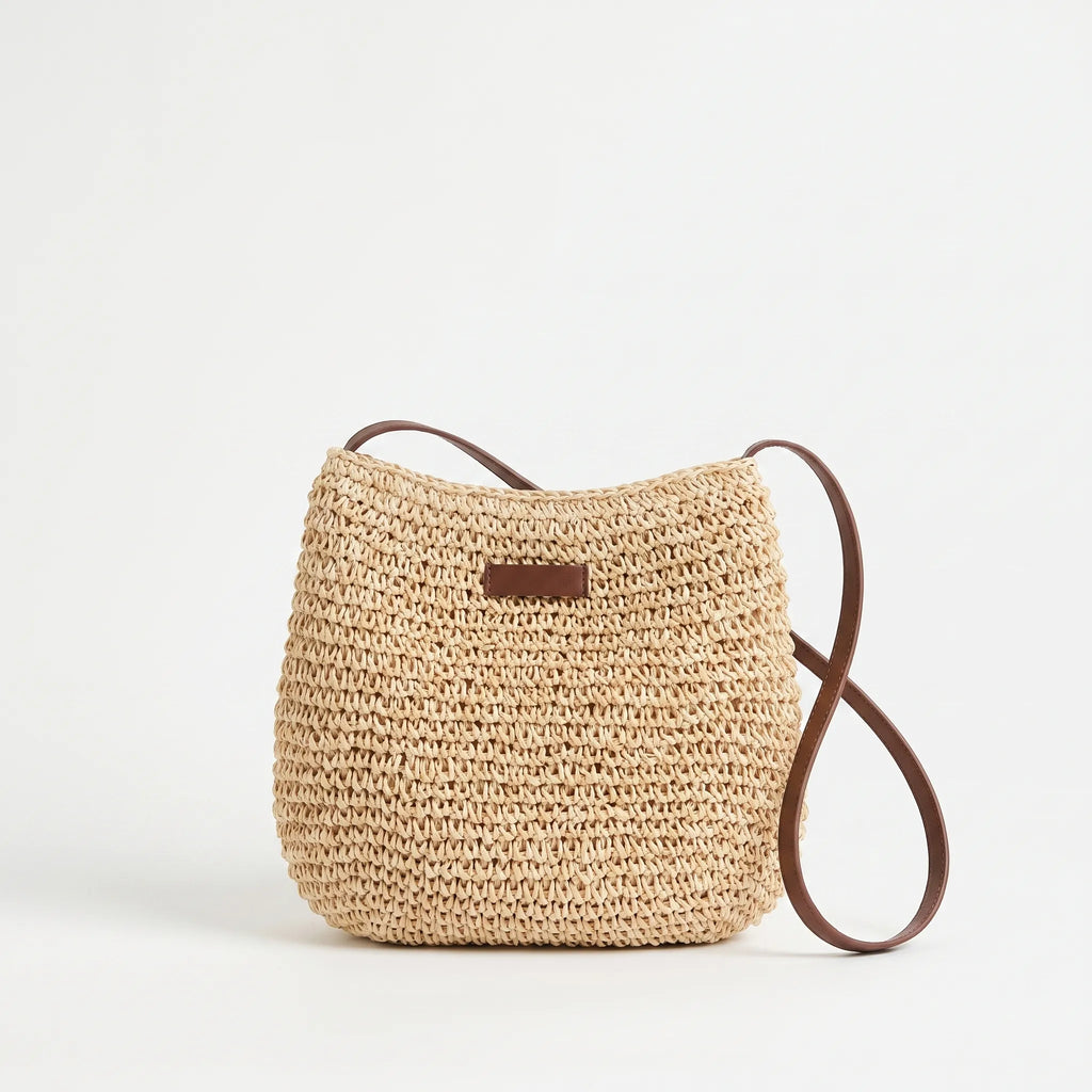 Kahlia - Woven Hobo Shoulder Bag
