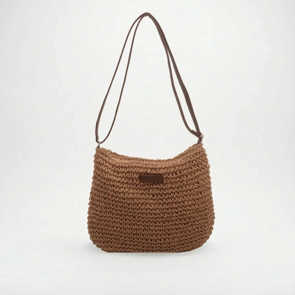 Kahlia - Woven Hobo Shoulder Bag