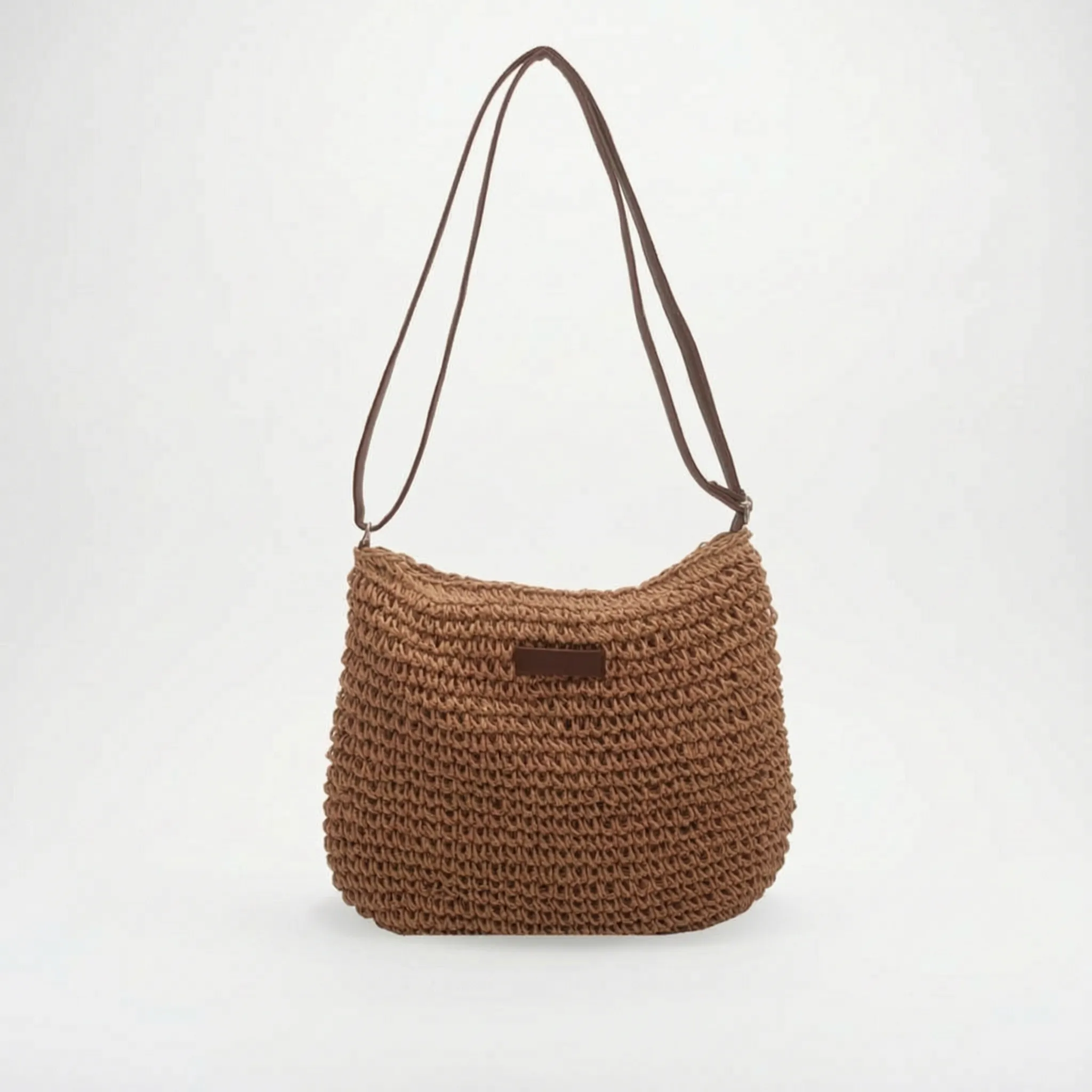Kahlia - Woven Hobo Shoulder Bag