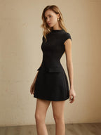 Briar | Women's Chic Mini Dress with Cap Sleeves