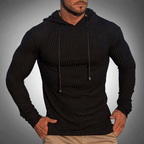 Keaton - Men's Ribbed Knit Hoodie