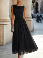 Elara | Women's Elegant Pleated Midi Dress