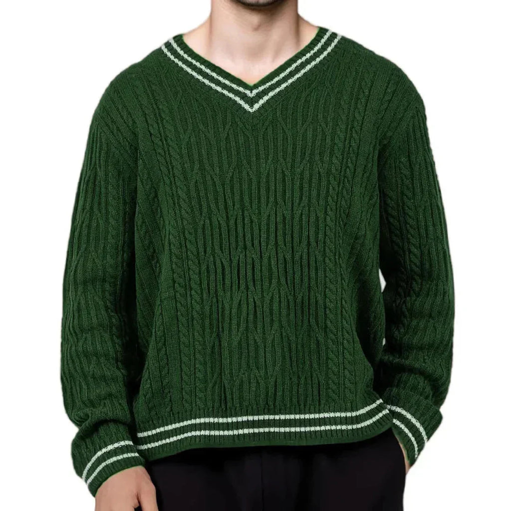Lachlan - Men's Classic Cable Knit Sweater