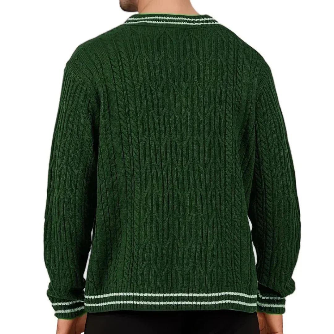 Lachlan - Men's Classic Cable Knit Sweater