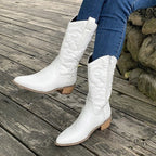 Lana | Women's Knee High Heeled Cowboy Boots