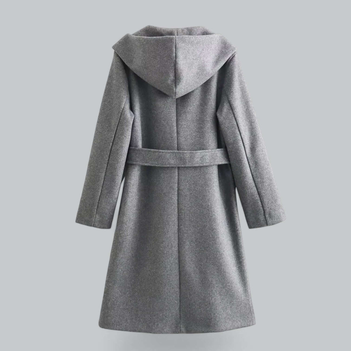 Lenora - Women's Hooded Belted Trench Coat
