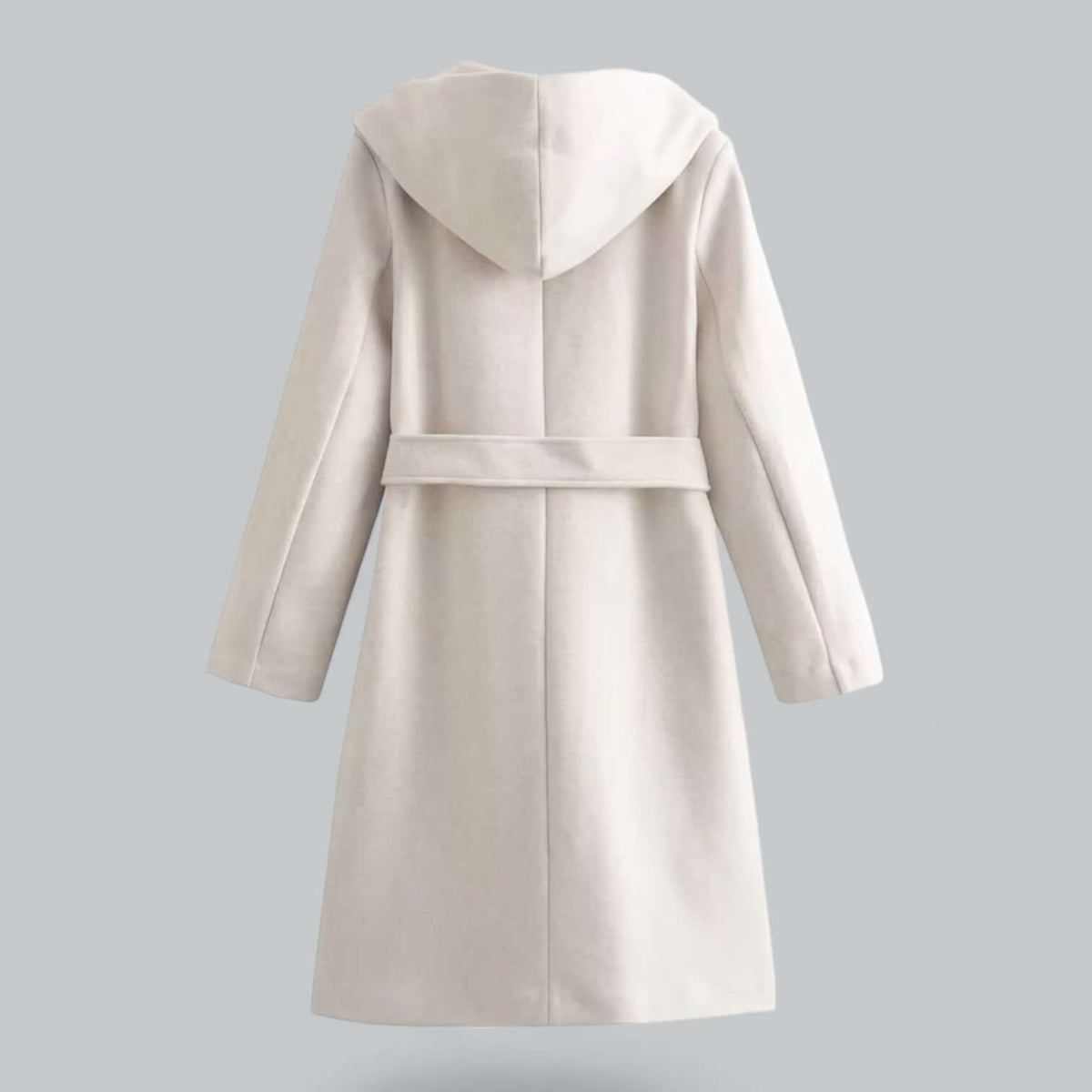 Lenora - Women's Hooded Belted Trench Coat