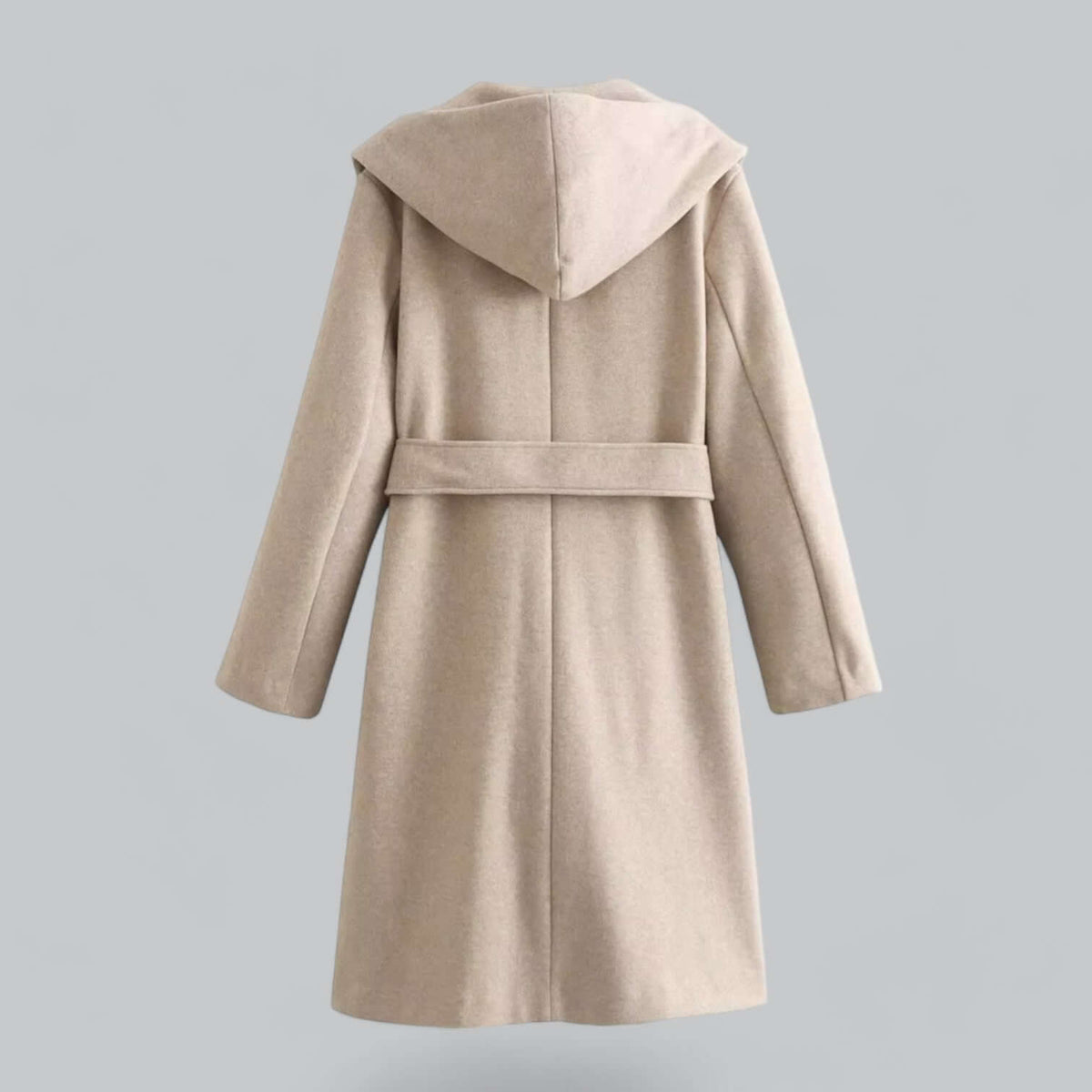 Lenora - Women's Hooded Belted Trench Coat