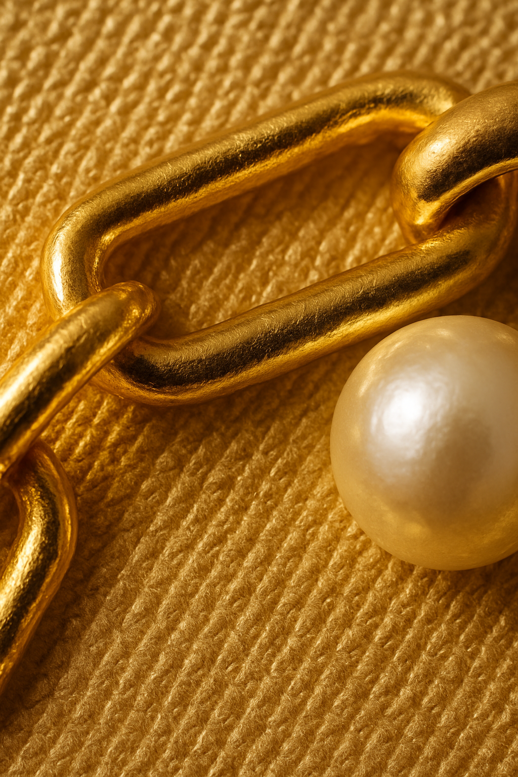 Leona - Women's Classic Gold Pearl Bracelet