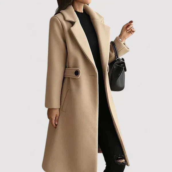 Liora - Women's Classic Double-Breasted Trench Coat