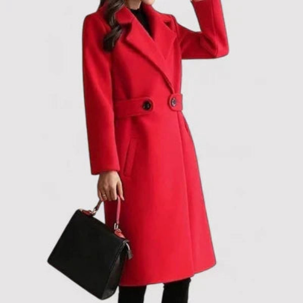 Liora - Women's Classic Double-Breasted Trench Coat
