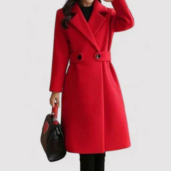 Liora - Women's Classic Double-Breasted Trench Coat
