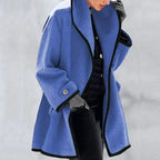 Liora - Women's Cozy Double-Breasted Fleece Jacket