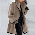 Liora - Women's Cozy Double-Breasted Fleece Jacket