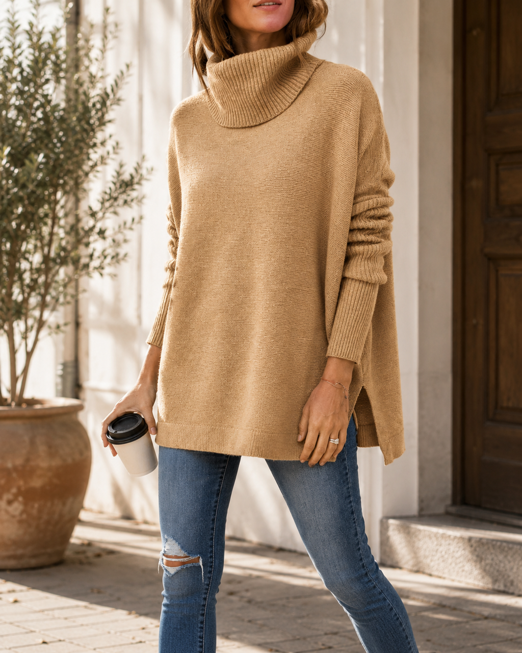 Liora | Women's Cozy Turtleneck Sweater
