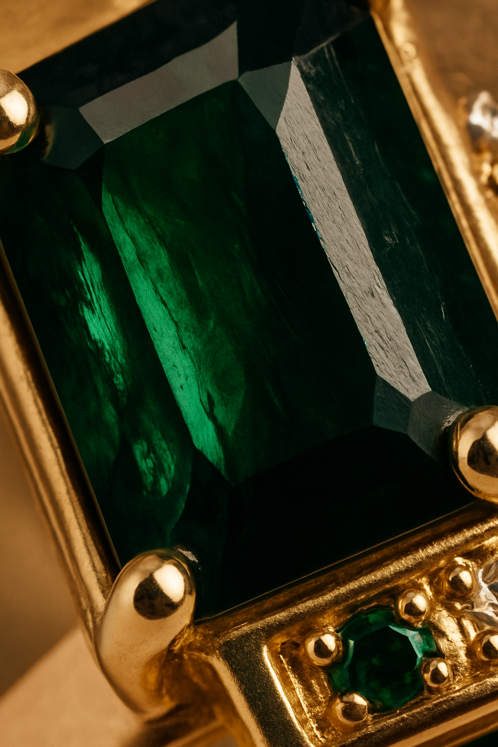 Liora - Women's Elegant Green Gemstone Ring