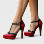 Liora - Women's Elegant High Heels with T-Strap