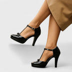 Liora - Women's Elegant High Heels with T-Strap