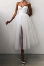 Liora - Women's Elegant Pleated Cocktail Dress